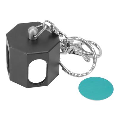 Billardkreidehalter Schwarz Aluminiumlegierung Taschenpool Queuekreideabdeckung für Billard