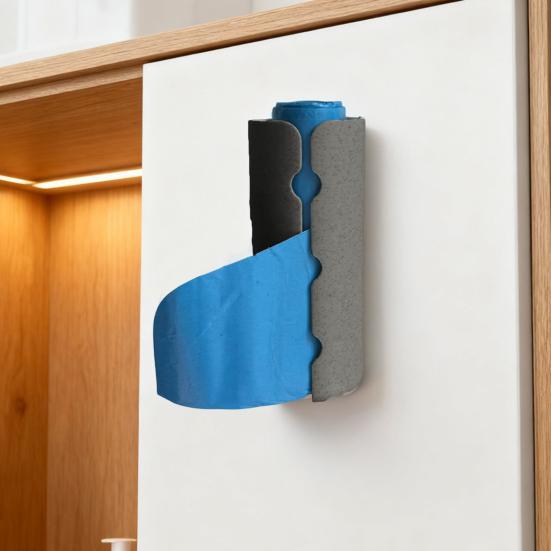 Garbage Bag Organizer Wall-Mounted Garbage Bag Roll Holder Trash Bag Dispenser
