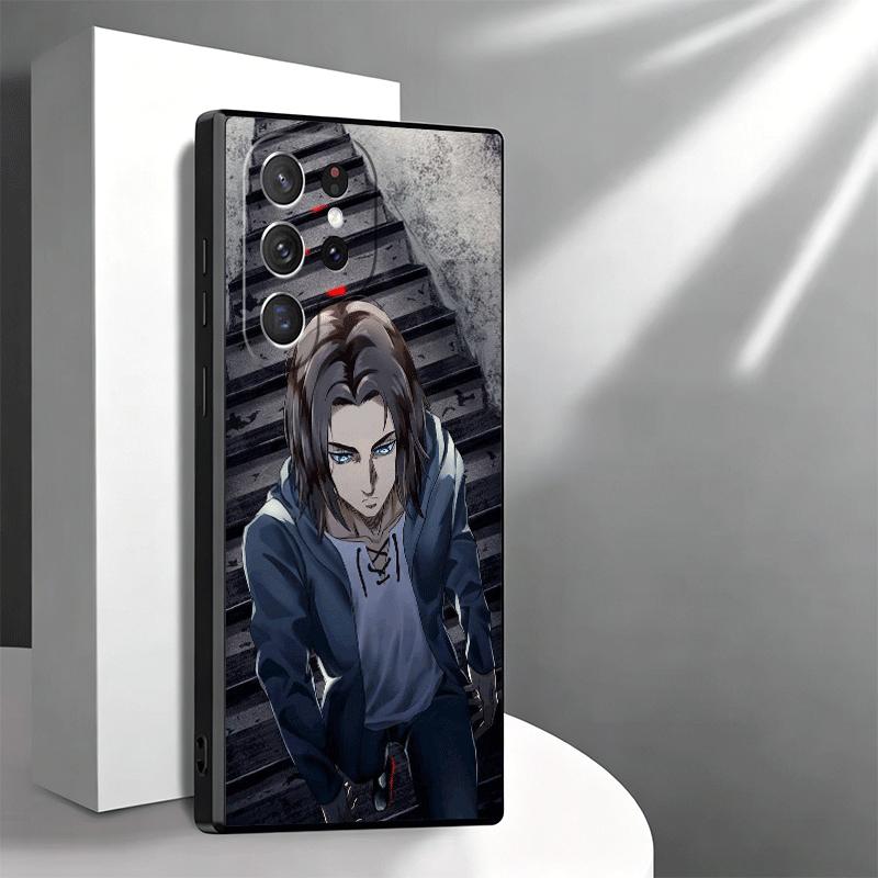 A-Attack On T-Titan Eren Yeager Soft Phone Case for Samsung Galaxy S26 S25 Edge S24 Ultra S23 Plus S22 S21 FE S20 Black Cover Ba