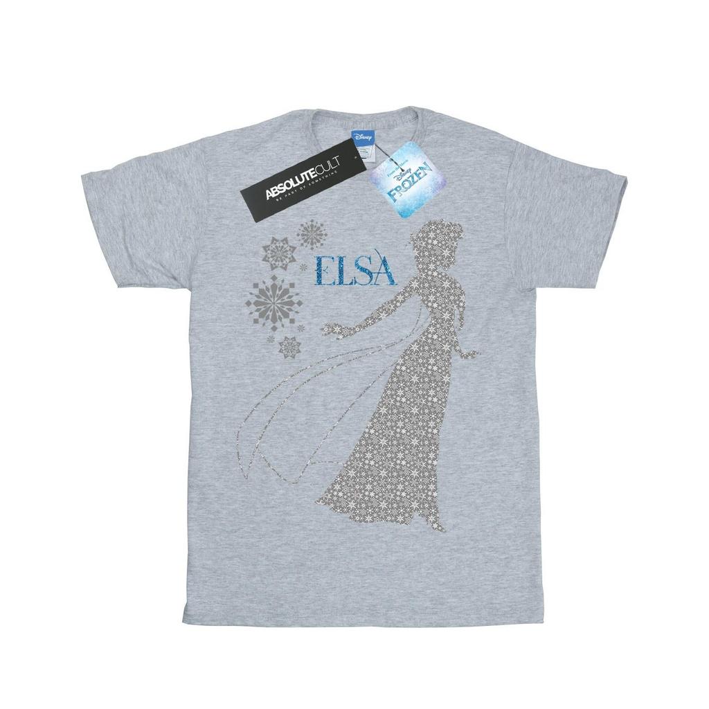 Disney Jungen-T-Shirt „Die Eiskönigin Elsa“ mit Weihnachtssilhouette