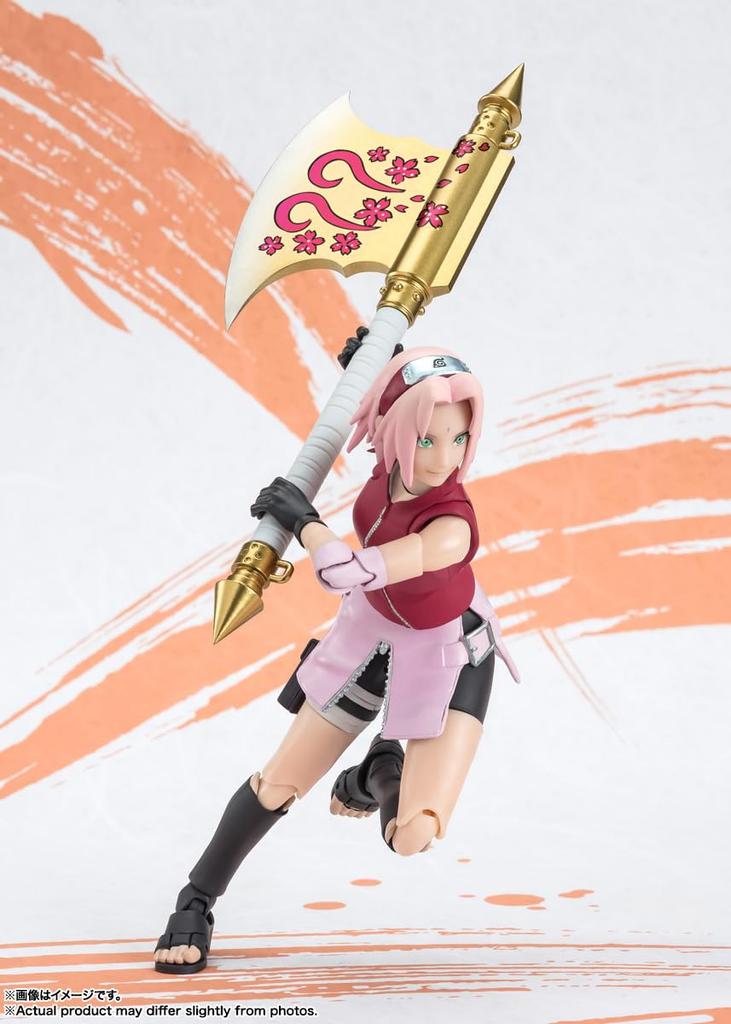 TAMASHII NATIONS NARUTO Sakura Haruno 135mm PVC ABS Painted Movable Figure S.H.Figuarts -NARUTOP99 Edition- Approx. &