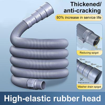 ערכת צינור ניקוז למכונת כביסה מתקפל עם תפס מתאם צינור ביוב לקרוואן קרוואן צינור פסולת לקמפר נגרר ניקוז אטום לדליפות