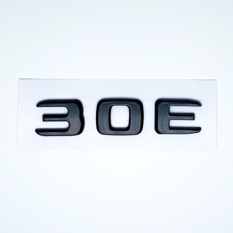 Black Silve Letters B25 30E 900 850 800 700 ABS Emblem for Mercedes Benz Brabus E W212 W213 Car Trunk Badge Logo Sticker