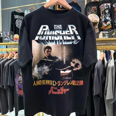 The Punisher Dolph Lundgren Film T-Shirt Retro Maglietta DTG