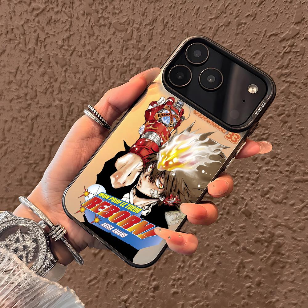 Anime R-Reborn Phone Case For iPhone 17 16 15 14 13 12 11 Pro Max Air Matte Laser Aurora Shockproof Funda