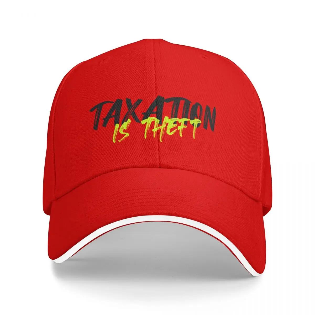 Taxation is theft Baseball Cap Rave Brand Man cap fishing caps man Mens Hats Womens