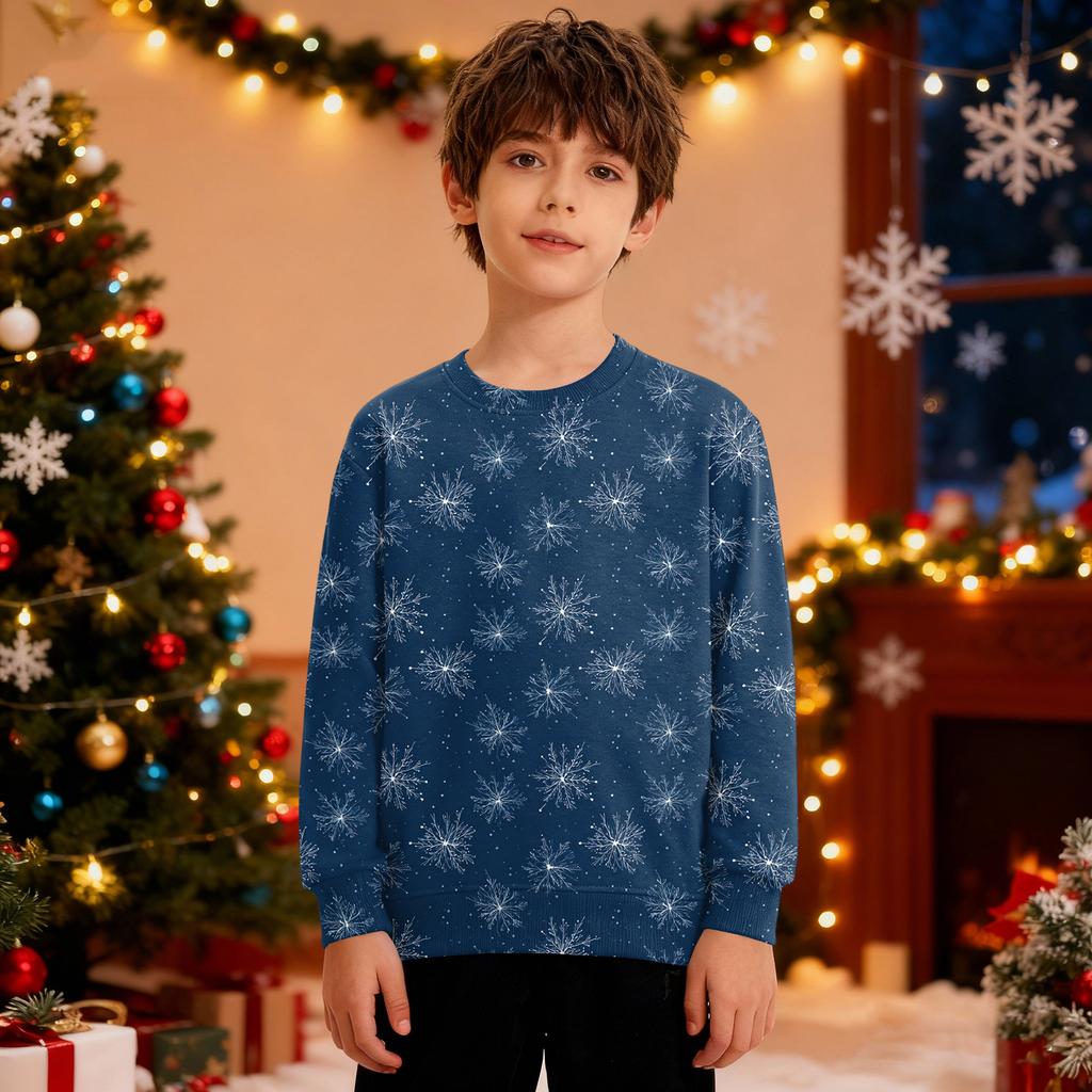 Christmas Sweatshirt Boys Girls Ugly Xmas Christmas Shirt Crewnek Toddler Long Sleeve Pullover Outfit Tops