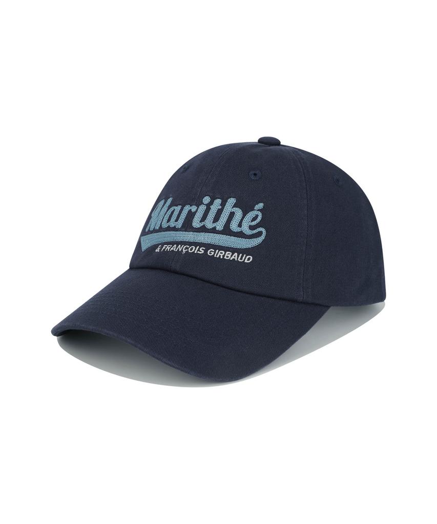 Malittepeulangsowajeobeo Vintage Baseball Graphic Cap Navy