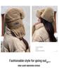 Unisex Winter Winddichte Samt Dicke Mütze mit Ohrenschutz zum Radfahren
