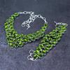 Peridot Gemstone Handmade 925 Sterling Silver Jewelry Set H7C20