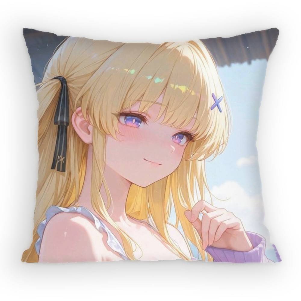 Open world Game Wuthering Waves Phoebe Pillow Case Anti-dustmite Pillowcase Invisible zipper silkySofa cushion cover for bedroom