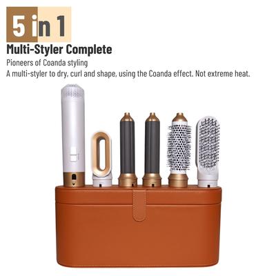 Uscător de păr 5 în 1 pentru păr cu ondulator Placă de îndreptat păr cu perie de păr Uscător de păr pentru uscător de păr Hair Multi Styler