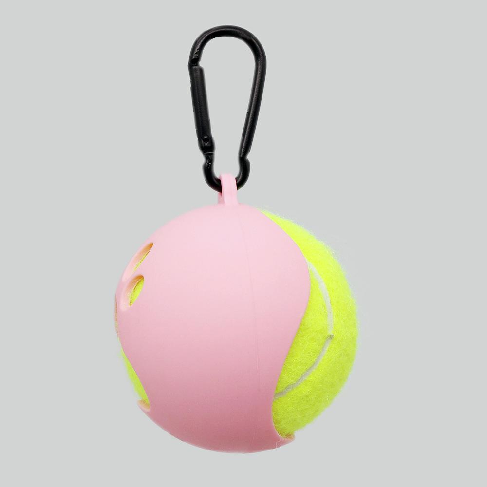 2023 Portable Hands-Free Dog Walking Tennis Ball Toy & Holder