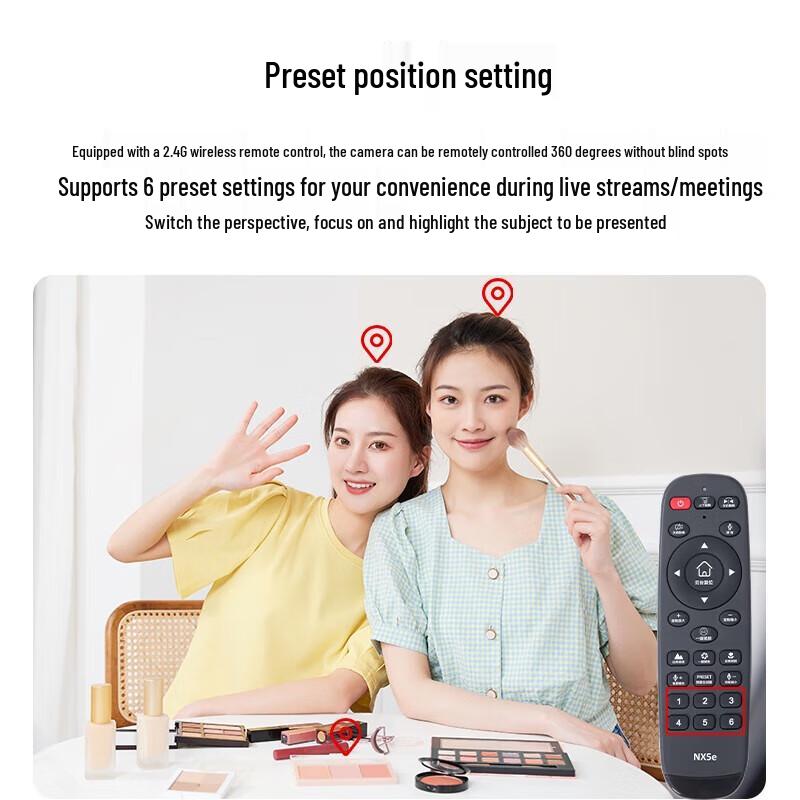 Aoni NX5e 4K Optical Zoom Live Streaming Webcam