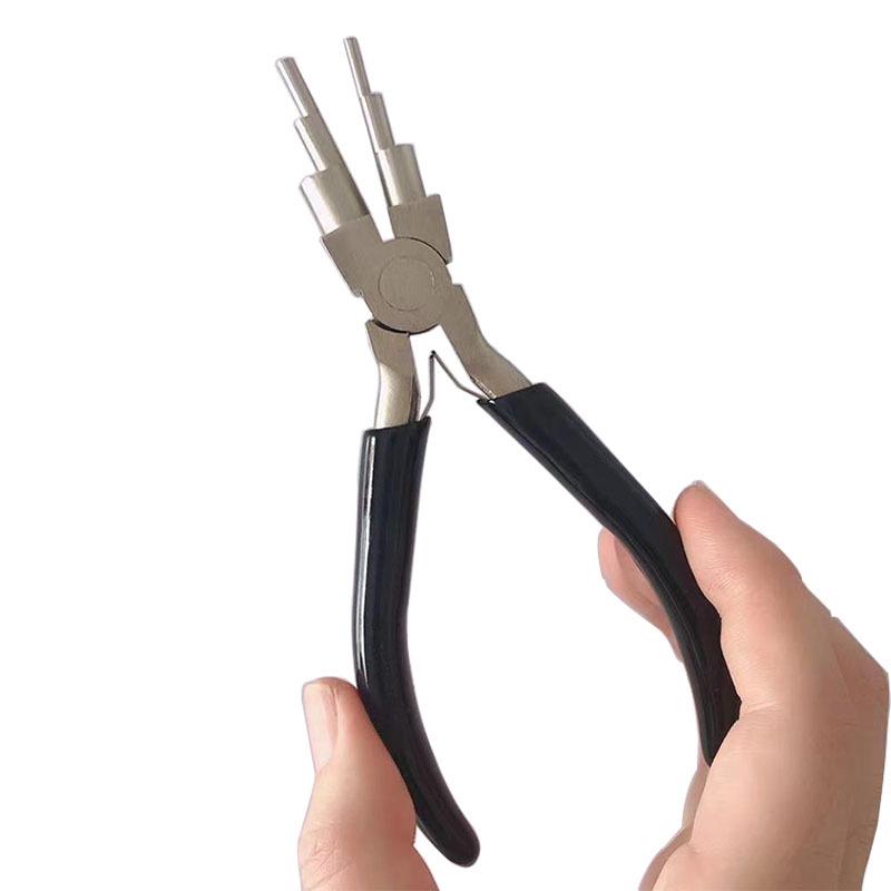 Mini DIY Needle-Nose & Round-Nose Pliers Set for Jewelry & Wire Wrapping - Multi-Shape Pliers Included