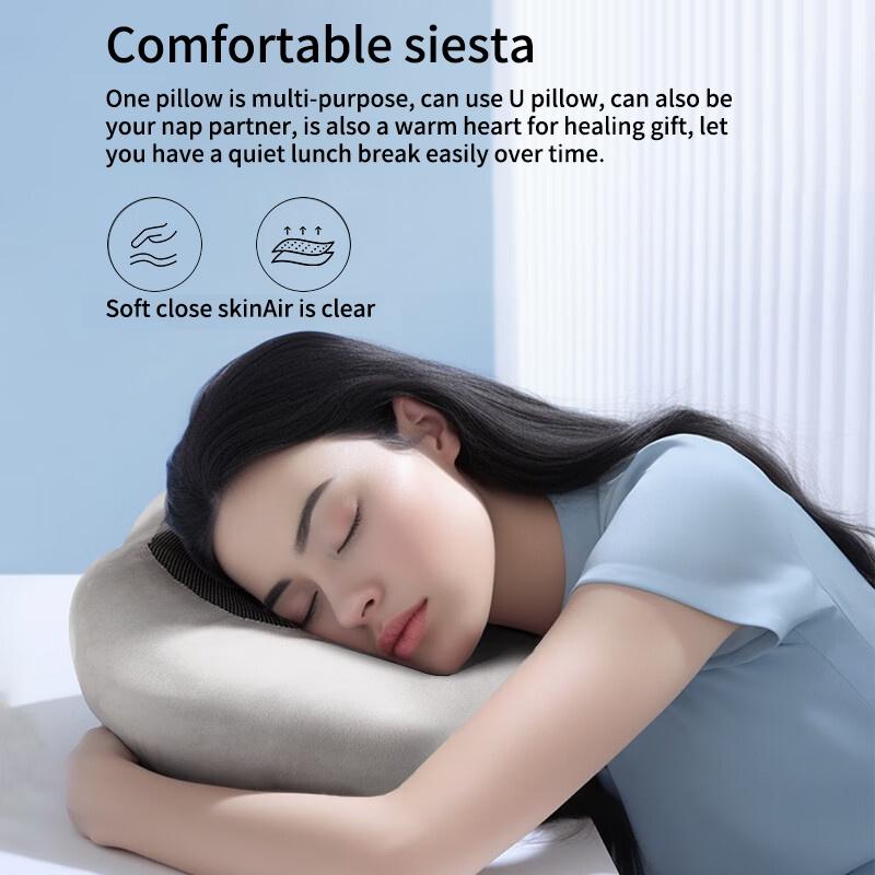 Soft Travel Pillow U Shaped Travel Healthcare Memory Foam Neck Cervical Airplane Pillow Neck Cushion