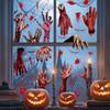 Halloween Horrible Self-adhesive Window Stickers Blood/ Handprints/Footprints/ Wall Stickers