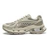 Li Ning Lijun BOW Sports Amortecimento Antiderrapante Cano Baixo Tênis de Corrida Masculino Tênis Verde Cinza AZGU007-1