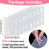 25 Sheets Of 100 Envelopes Save Money Challenge A5 Ring Adhesive Insertion Replacement, Pre-marked 1-100 Money Bag Cash Filler