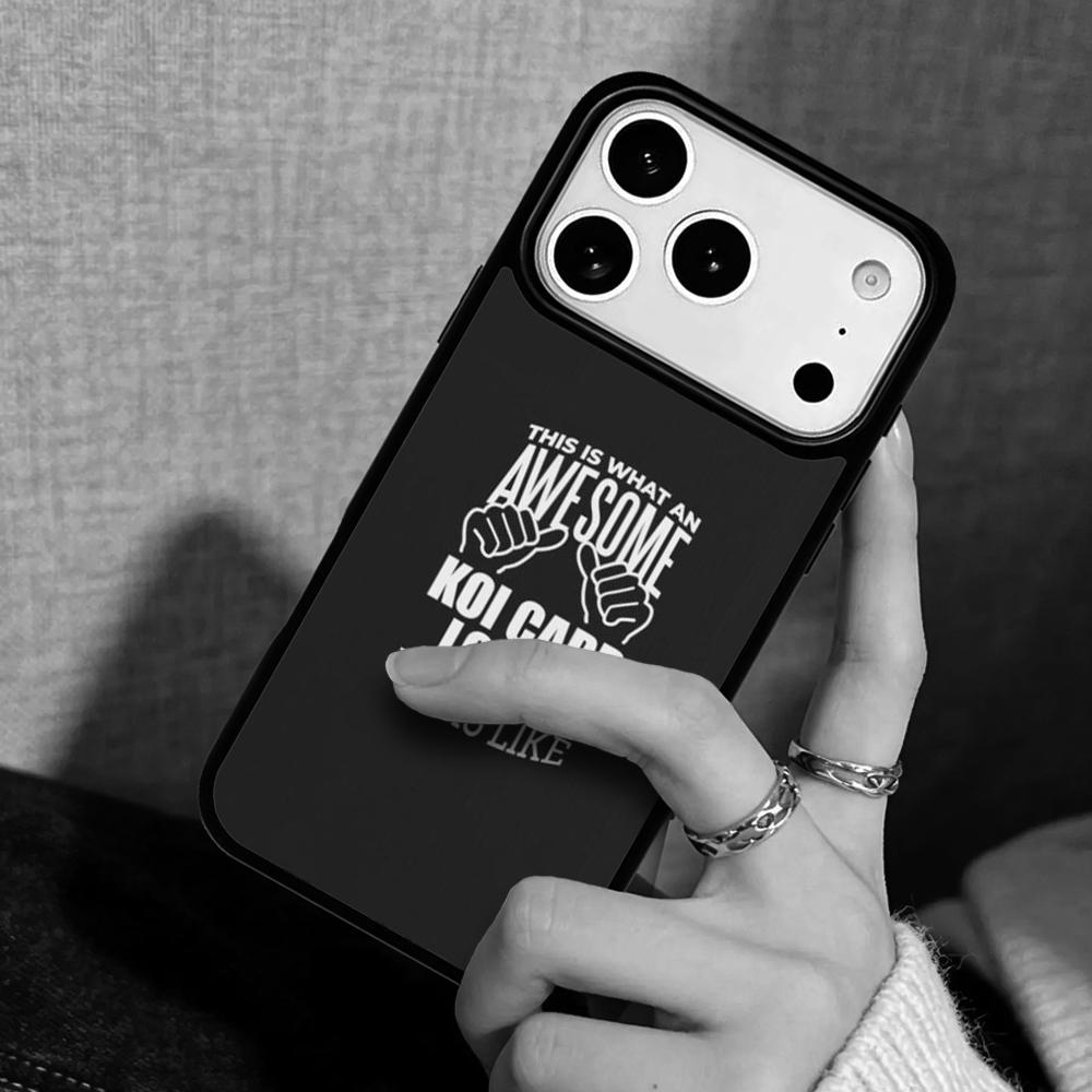 Capa Case for iPhone 17 Air 16 Pro Max 15 Plus 11 13 Mini 14 12 Back Phone Cover Carp Fishing Quotes