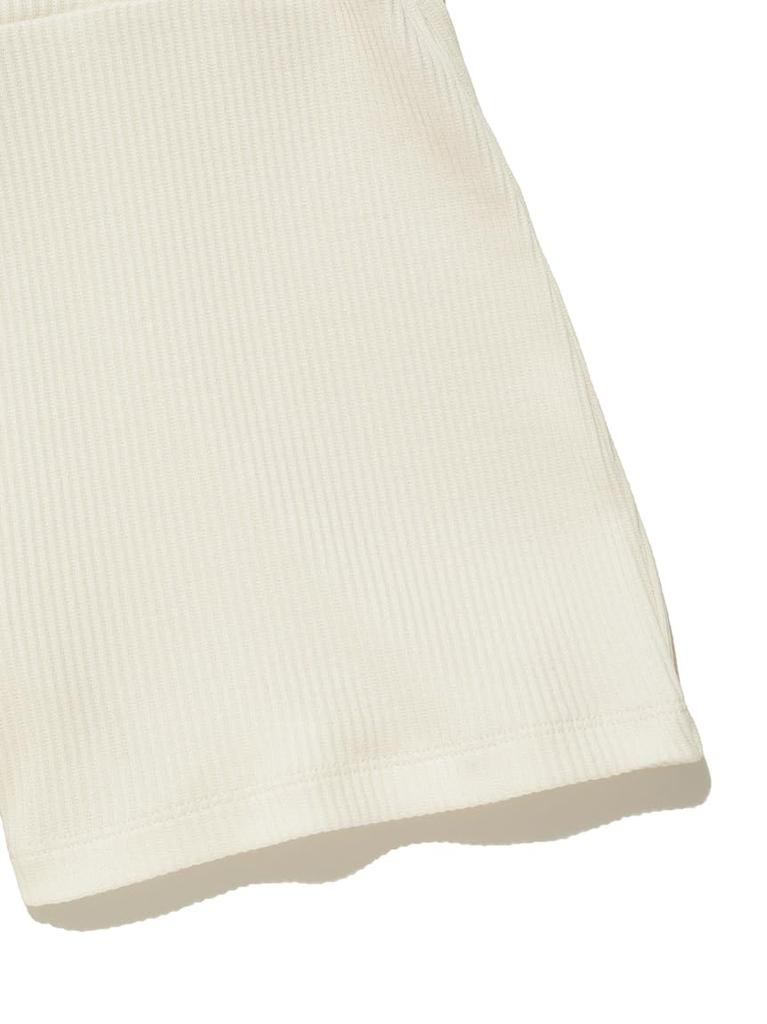 Gelato Pique Basic Ribbed Inner Pants PWCP249077 Free Size Women's White/White,