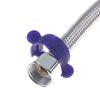 304 Stainless Steel Faucet Braided Water Pipe 1/2 Inch High Pressure Toilet Heater  And Cold Water Inlet Flexible Hose