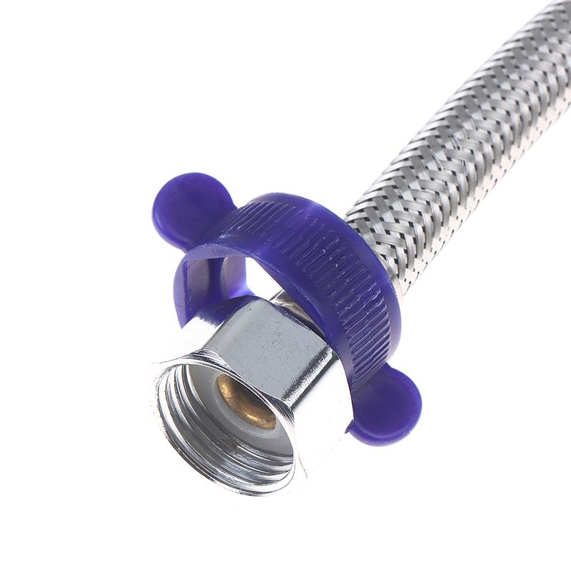 304 Stainless Steel Faucet Braided Water Pipe 1/2 Inch High Pressure Toilet Heater  And Cold Water Inlet Flexible Hose