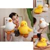 Adorable Cartoon Yellow Duck Plush Toy Soft Stuffed Animal For Kids Cozy Cuddly Gift