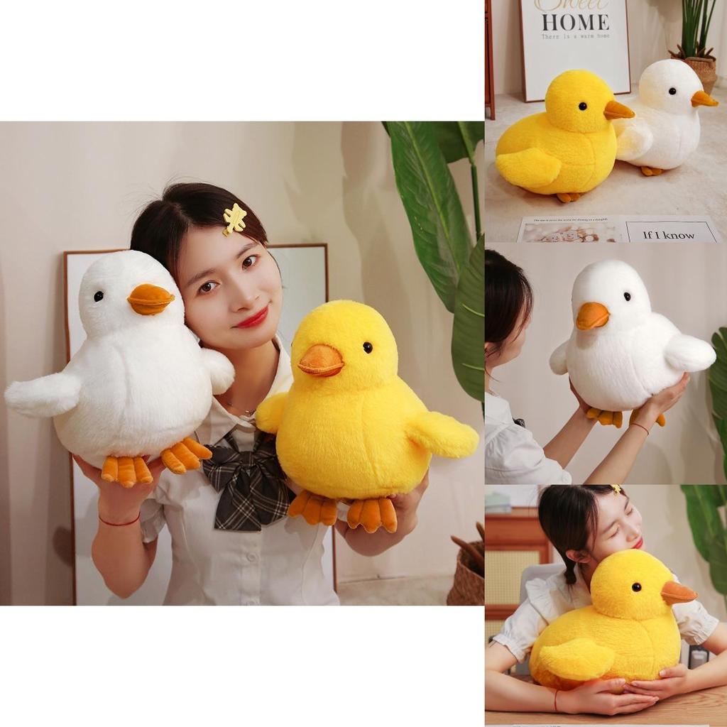 Adorable Cartoon Yellow Duck Plush Toy Soft Stuffed Animal For Kids Cozy Cuddly Gift