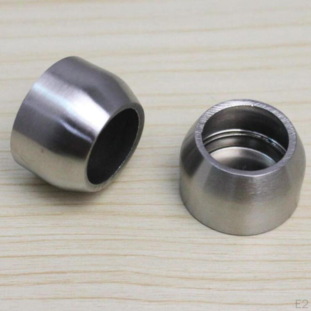 2 Closet Tube Clothes Rail Holder Rod