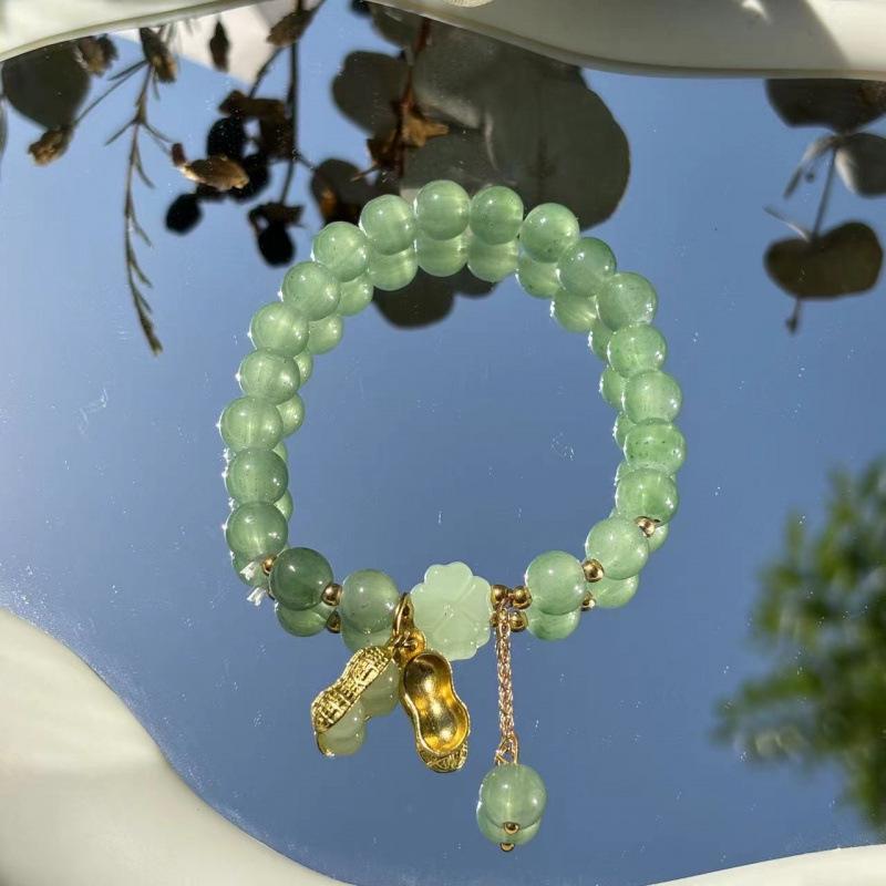 Lily of the Valley Butterfly Bracelet - Multi-Style Beaded Star & Moon Design
