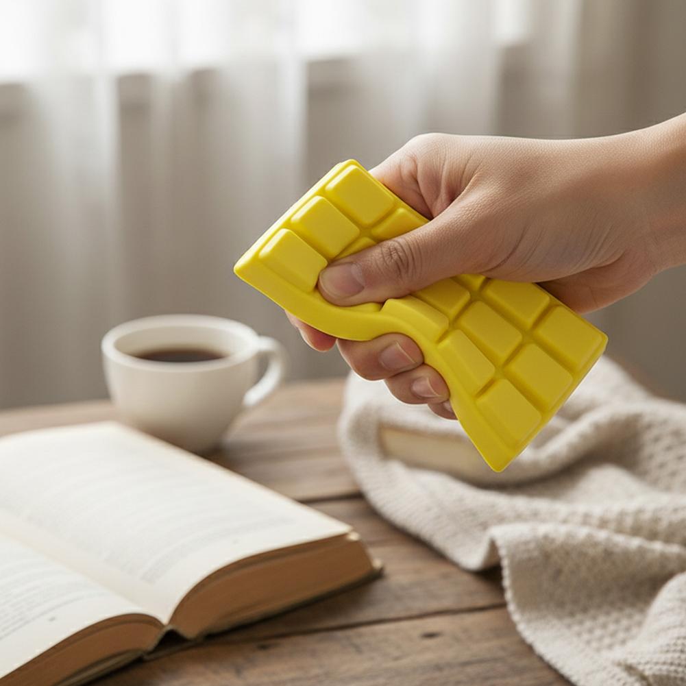 Simulated Chocolate Squeeze Toy Silicone Soft Slow Rebound Fidget Toys Stress Relief Toy Sensory Squeeze Toys For Adult