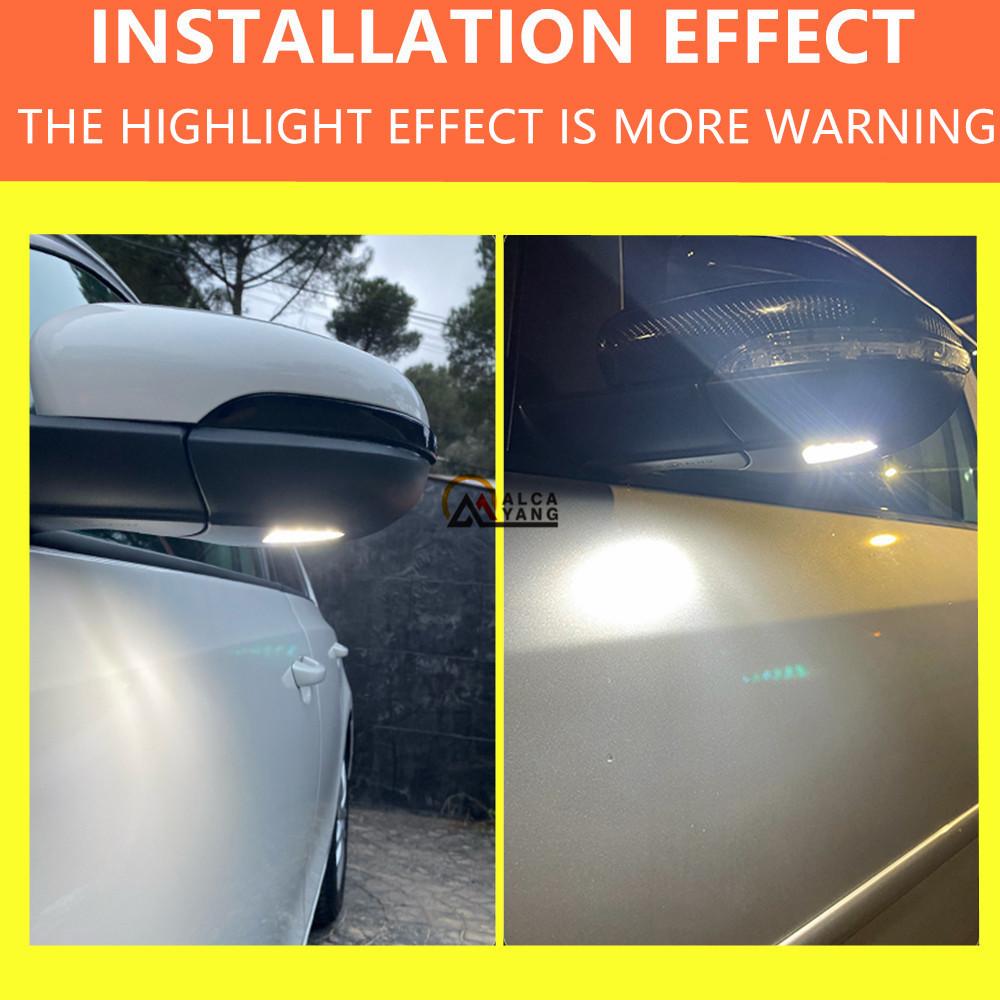 2PCs CANbus Led Under Side Mirror Puddle Light Module for VW Golf MK6 6 MKVI C45 Cabriolet White Led Lamp