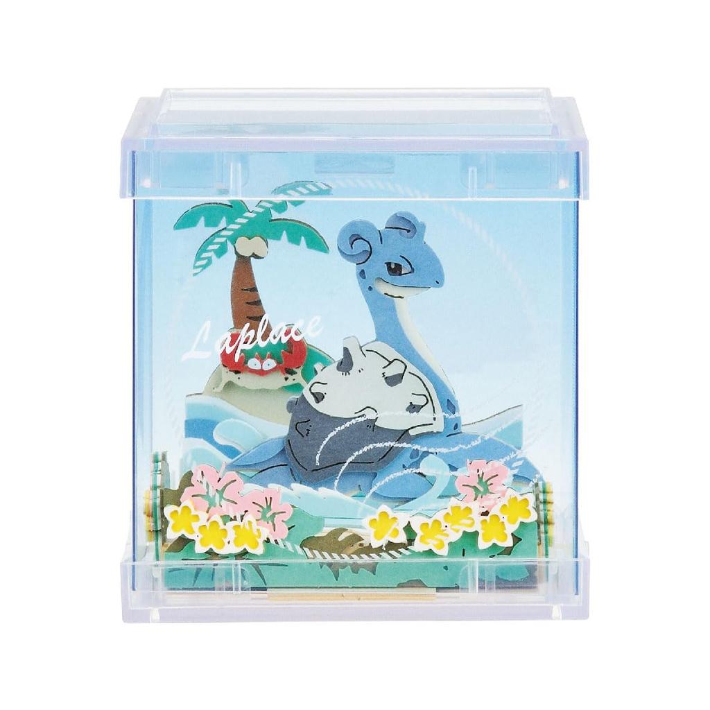 Ensky Ensky Pokemon Lapras Paper Theater Cube H61 x W58 x D58mm Made of paper PTC-07 Approx.