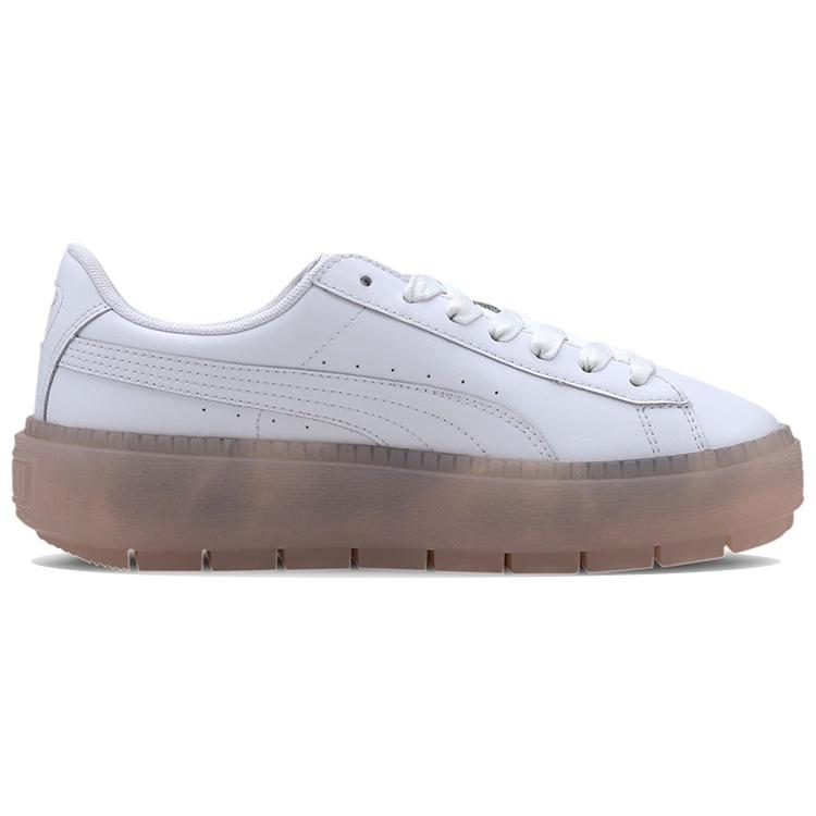 (WMNS) PUMA Platform Trace Translucent White Women's 371656-01