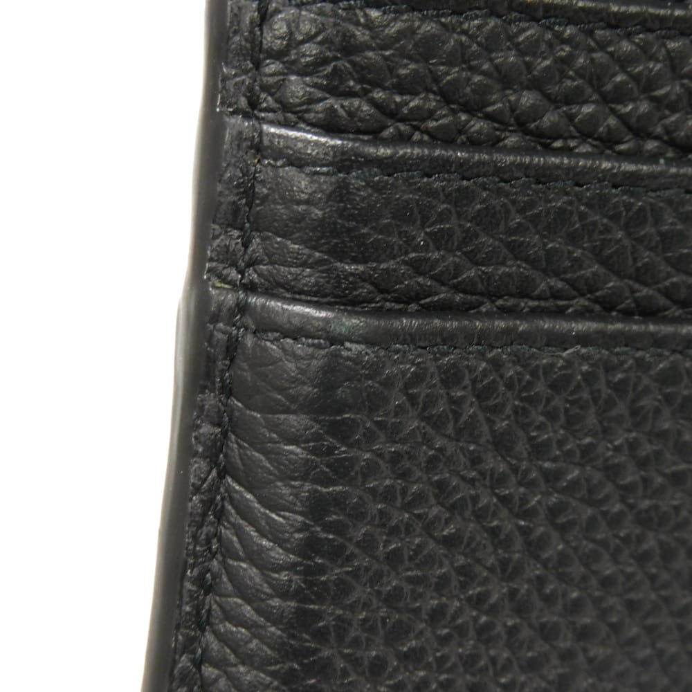Used 10656 CD Icon Card Holder 2ESCH135CDI_H00N 7946 Current Icon Signature Grain Calfskin Pass Case/Business Card Logo