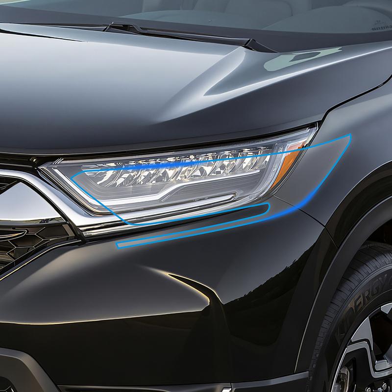 For Honda CRV CR-V 2017- Headlight Rearview TPU Protection Film Pre-cut PPF Clear Bra Anti-Scratch Resistant Repairable Kit