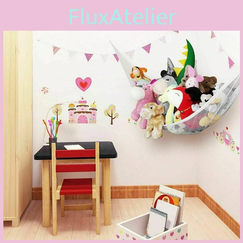 Kid Hammock Toy Net Organize Corner Plush Toys Chlid Doll Storage Mesh Bag Net