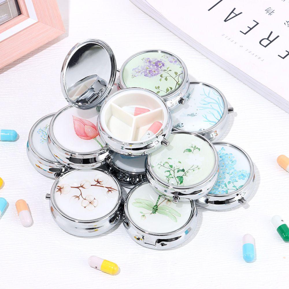 Candy Portable Travel Pill Cases Pill Box Makeup Storage Container Medicine Organizer