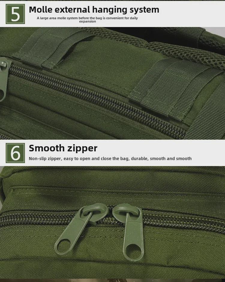 Αδιάβροχη Τακτική Σακίδιο Πλάτης 26L: Τσάντα Πολλαπλών Λειτουργιών για Υπαίθρια Αθλήματα, Πεζοπορία και Ορειβασία