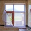 Window Winter  Heat Insulation Film Warm Double Layer Windproof Curtain With Zipper Self-Adhesive Window Heat Protection Film