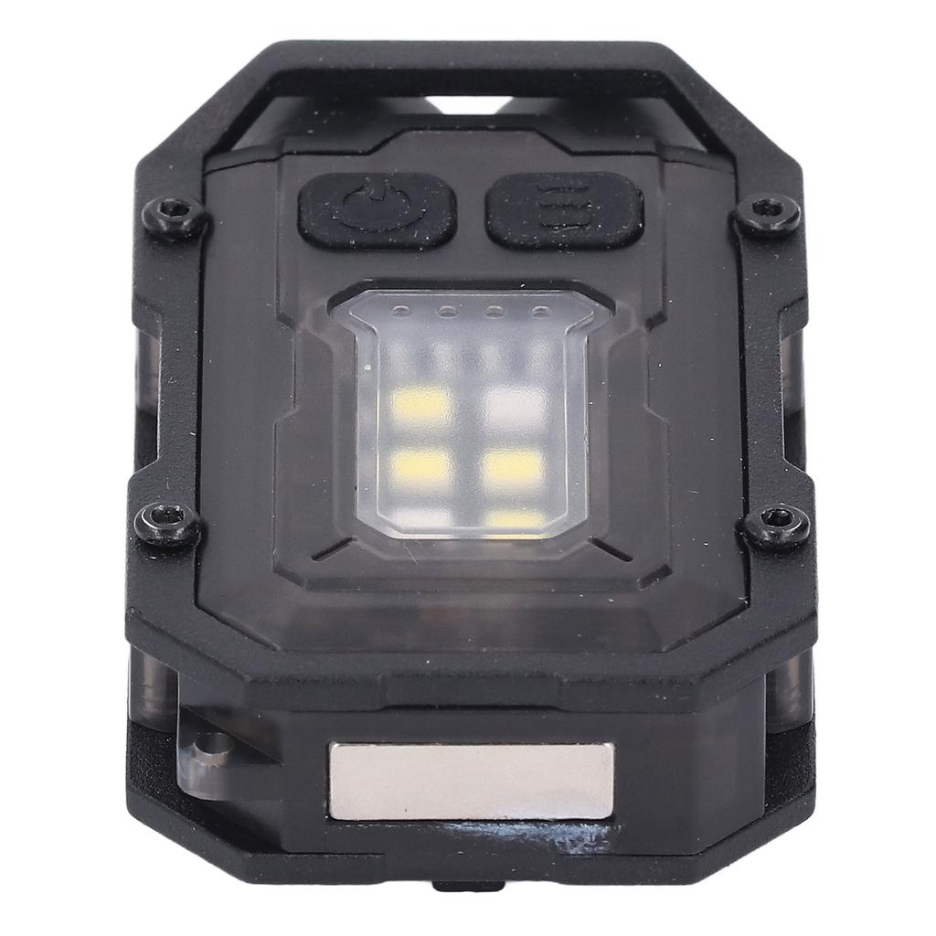 Keychain Flashlight LED Intelligent Power Display 750mAh 8 Gears with Magnetic Base Powerful Keychain Light for Night Running Warning Working