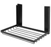 SAIKEYO Magnetic Folding Laundry Storage Folding Shelf for Washing Storage Towel Shelf Shelf, Machine, Space-Saving Rack, Rack, Wall-Mounted (Black)