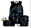 Primary And Secondary School Students Dragonball Schoolbag Three-Piece Cartoon Animation Backpack