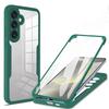 S23 FE 360° Protection Shockproof Case For Samsung Galaxy S23 Plus Funda Double Side Soft Silicone Clear Back Cover S23 Ultra