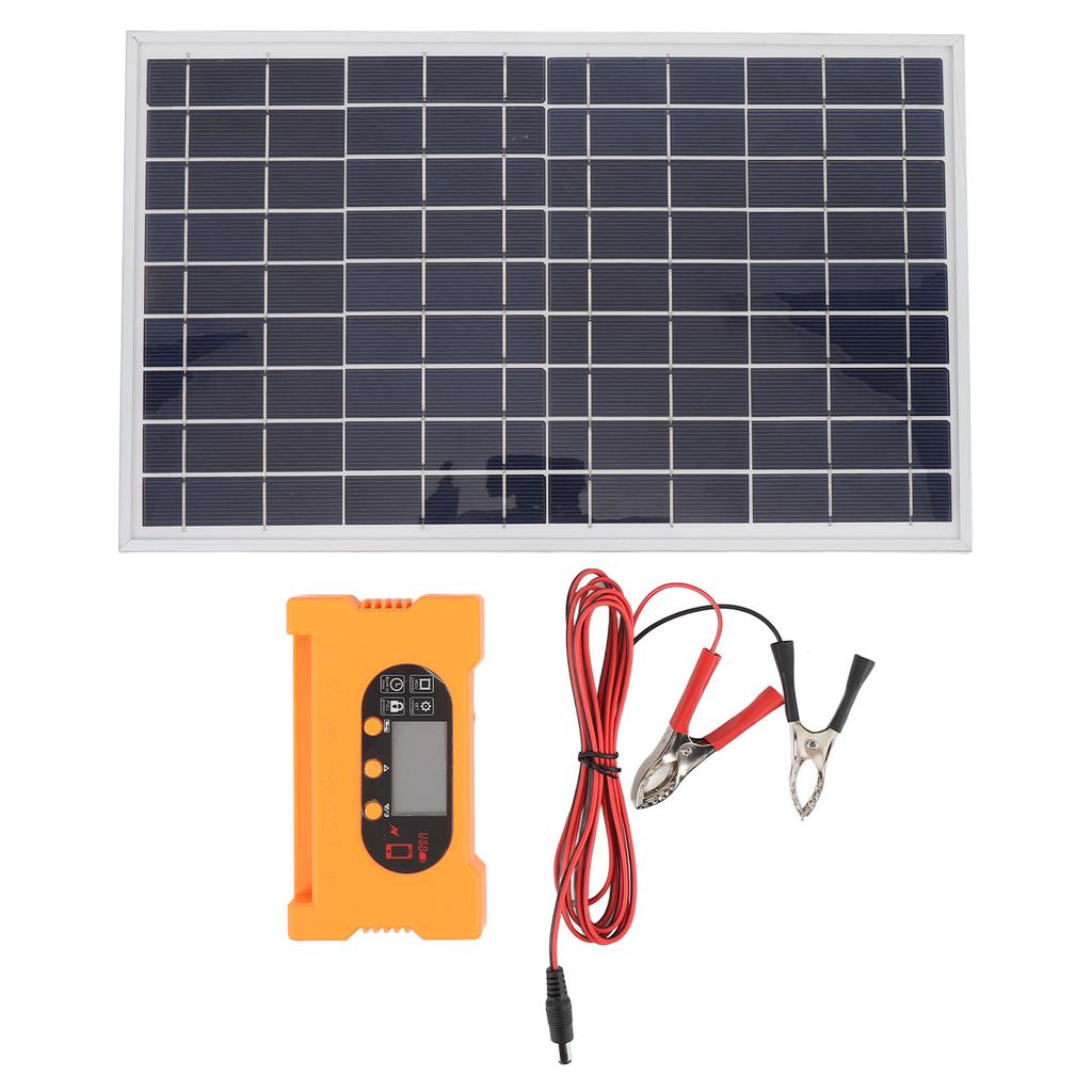 10W Small Solar Panel Portable with Controller High Efficiency Fast Charging Solar Panel Charger