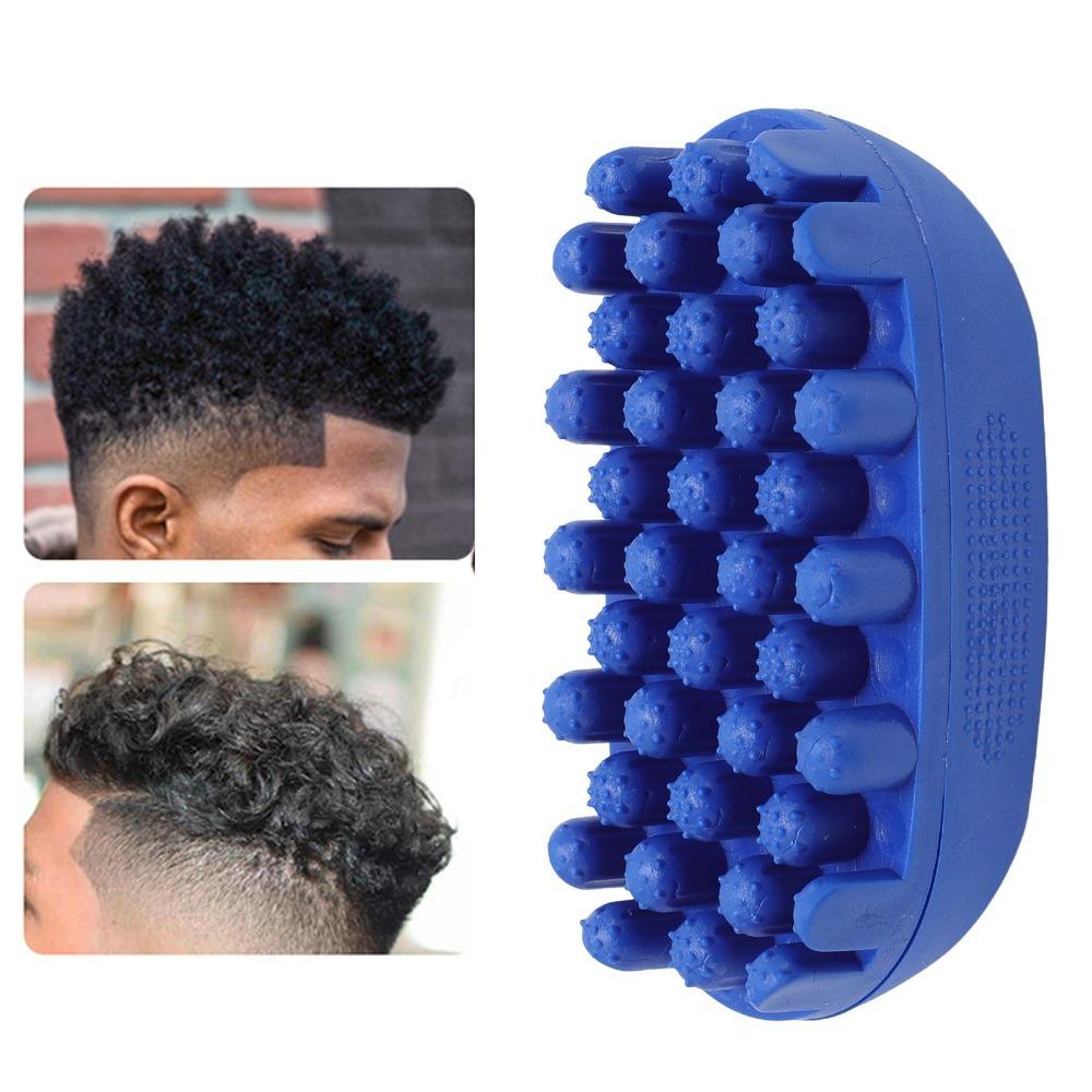 Ergonomic Grip Twist Curl Comb Silicone Material Twist Styling Brush All Hair Types