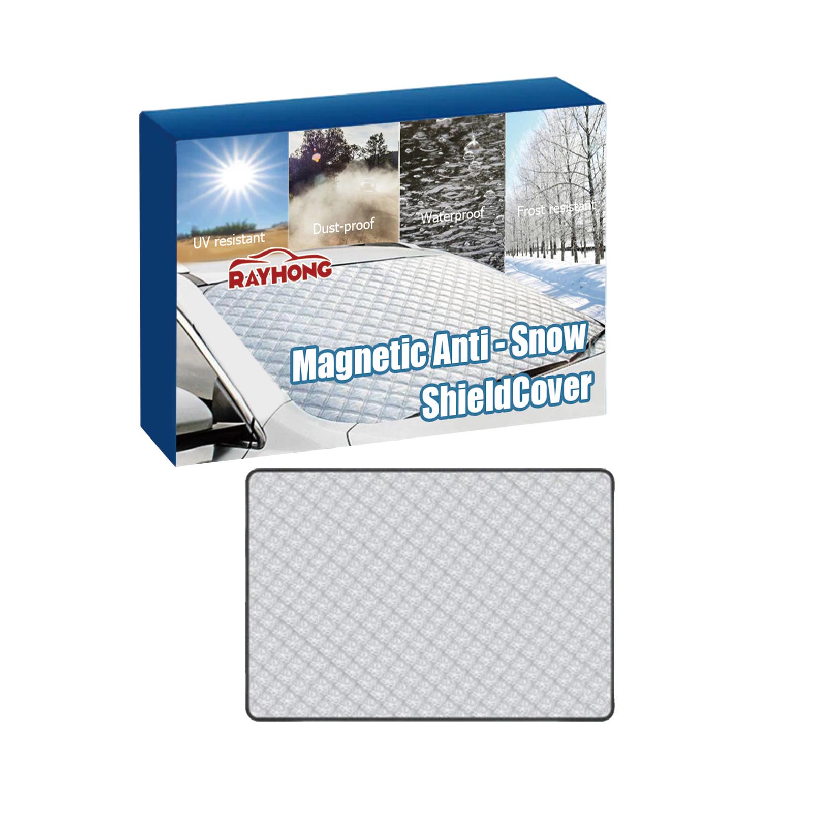 

Rayhong Car Snow Cover – Prevents Snow Accumulation and Icing, Blocks Snow, Ice and Frost, Protects Car Windows from Cracking