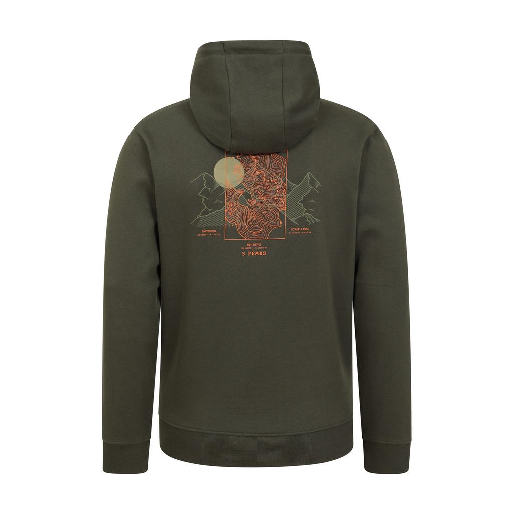 Mountain Warehouse Mens 3 Peaks Mountain Hoodie