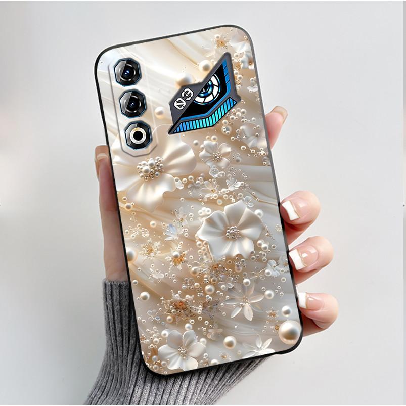 For ZTE Nubia Neo 3 Neo3 GT 5G Case Z2465N Shockproof Silicone TPU Butterfly Flower Back Cover For Nubia Neo 3GT Soft Phone Case
